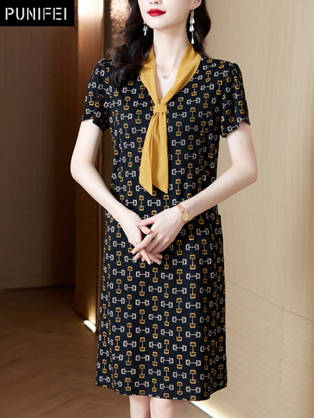 เดรสวัยผู้ใหญ่40-60ปี เดรสคุณแม่ ชุดเดรสทำงานวัยผู้ใหญ่ แบรนด์ MAMA DRESS