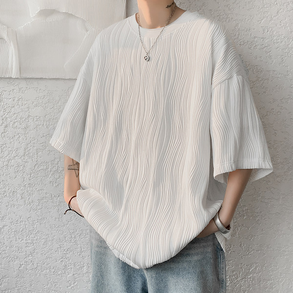 เสื้อยืดผู้ชายอ้วน S-5XL(อกเสื้อ39-51นิ้ว)