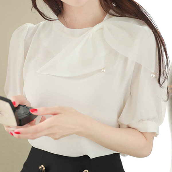 เสื้อชีฟองเกาหลี เสื้อชีฟองสวยๆ