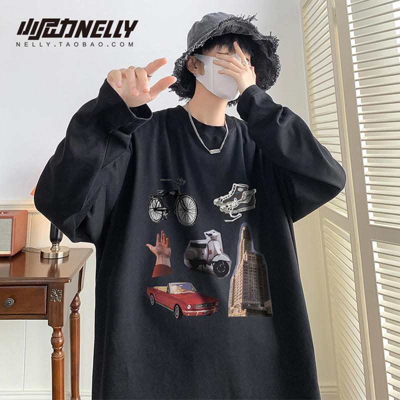 เสื้อยืดคอกลม ผู้ชาย เสื้อยืดผู้ชายเกาหลี เสื้อยืดเกาหลี แบรนด์ NELLY