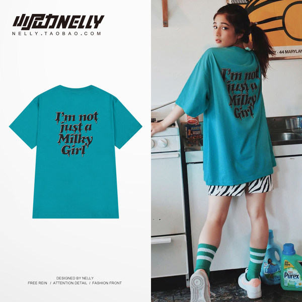 เสื้อยืดคอกลม ผู้ชาย เสื้อยืดผู้ชายเกาหลี เสื้อยืดเกาหลี แบรนด์ NELLY