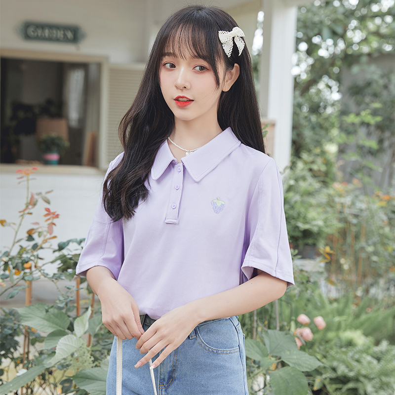เสื้อผ้าวัยรุ่นเกาหลี เสื้อยืดวัยรุ่นผู้หญิง มีขนาด S M L XL