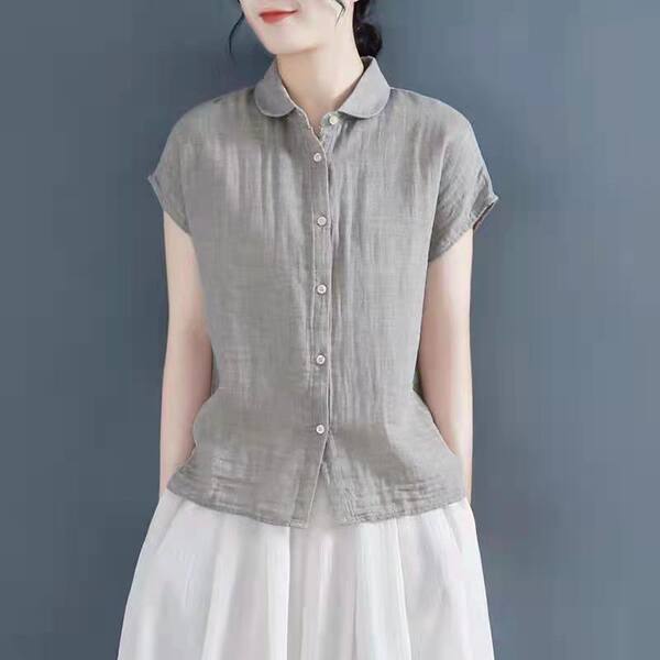 เสื้อลินิน แบบเสื้อสวยๆ เสื้อผ้าฝ้ายลินิน เสื้อเชิ้ตผ้าลินิน BY LININ