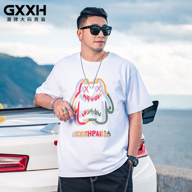 เสื้อยืดผู้ชายอ้วน S-5XL(อกเสื้อ39-51นิ้ว)