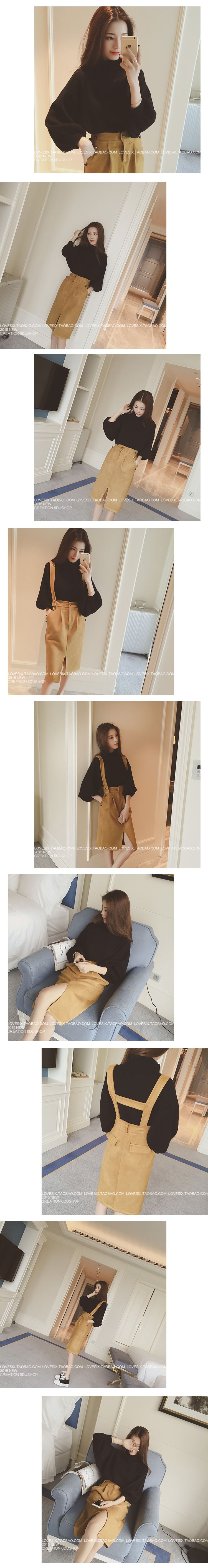 เสื้อแขนยาวคอตั้ง สีดำ ทรงสวย ผ้าเนื้อนุ่มทิ้งตัว มีลายในตัว พร้อมส่ง