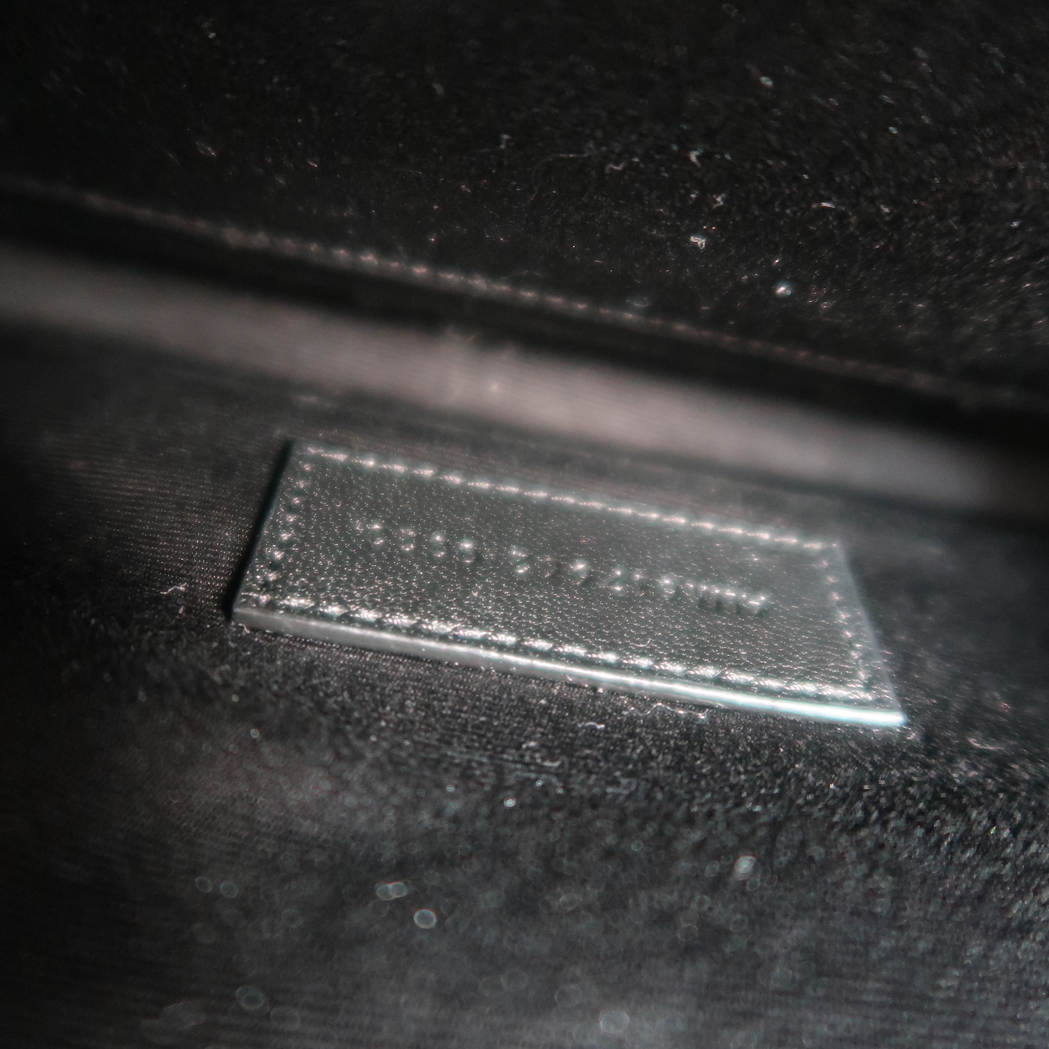 Saint Laurent Black Cassandre Matelasse Wristlet Pouch