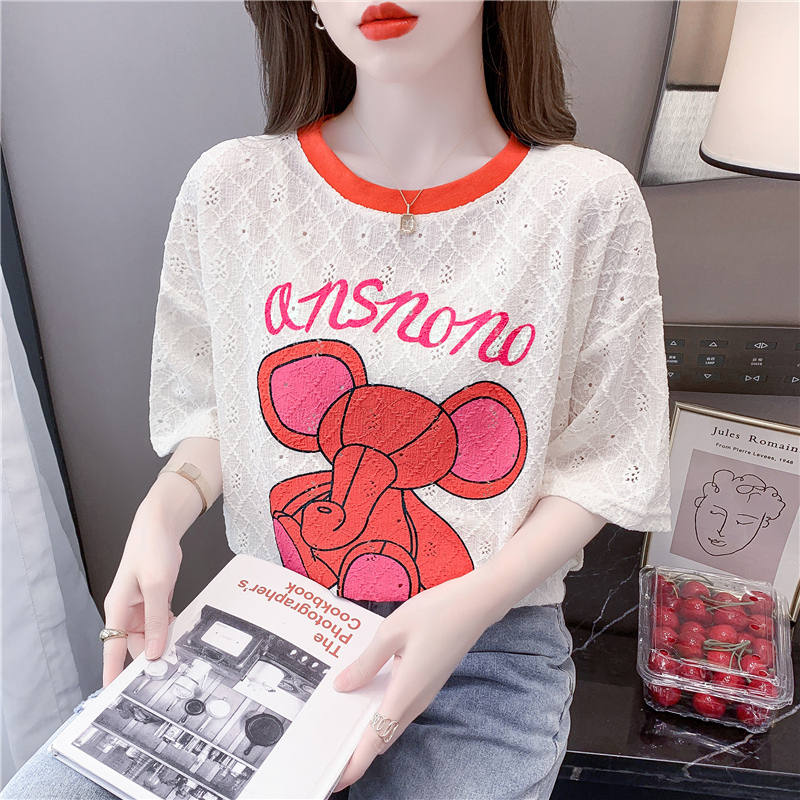เสื้อยืดวัยรุ่นน่ารักๆ เสื้อวัยรุ่นแขนสั้น เสื้อผ้าวัยรุ่นเกาหลี แบรนด์ Wiyike