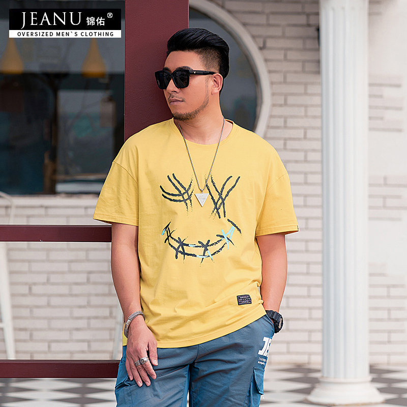 เสื้อยืดผู้ชายอ้วน S-5XL(อกเสื้อ39-51นิ้ว)