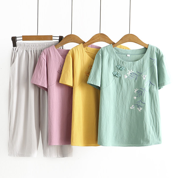 เสื้อลินินสไตล์ผู้ใหญ่ เสื้อคุณแม่ เสื้อผู้ใหญ่ แบรนด์ LININ