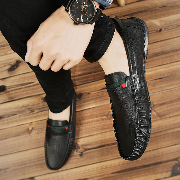 รองเท้าหนังผู้ชาย มีไซส์39-44 รองเท้าโลฟเฟอร์ชาย Slip-On Shoes