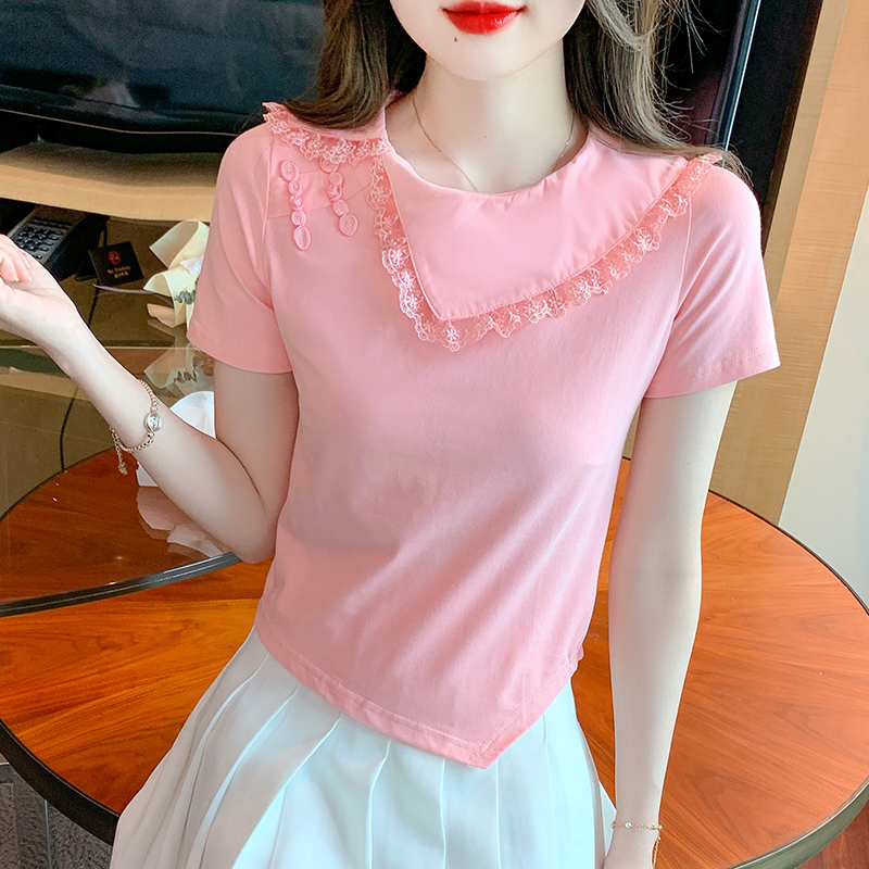 เสื้อผ้าวัยรุ่นเกาหลี เสื้อยืดวัยรุ่นผู้หญิง มีขนาด S M L XL