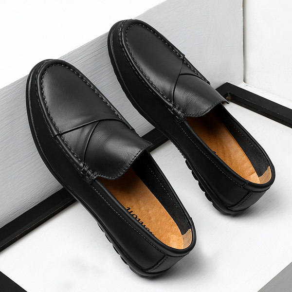 รองเท้าหนังผู้ชาย มีไซส์39-44 รองเท้าโลฟเฟอร์ชาย Slip-On Shoes