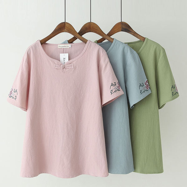 เสื้อลินินสไตล์ผู้ใหญ่ เสื้อคุณแม่ เสื้อผู้ใหญ่ แบรนด์ LININ