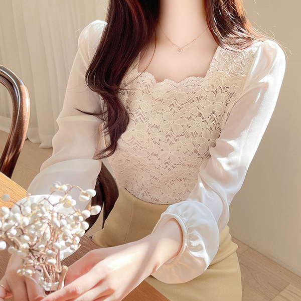 เสื้อชีฟองเกาหลี เสื้อชีฟองสวยๆ