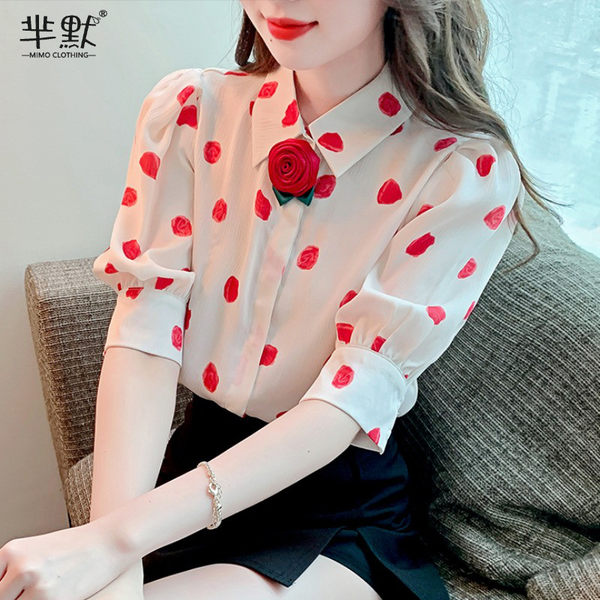 เสื้อชีฟองเกาหลี เสื้อชีฟองสวยๆ