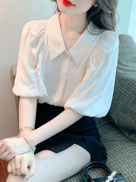 เสื้อชีฟองเกาหลี เสื้อชีฟองสวยๆ