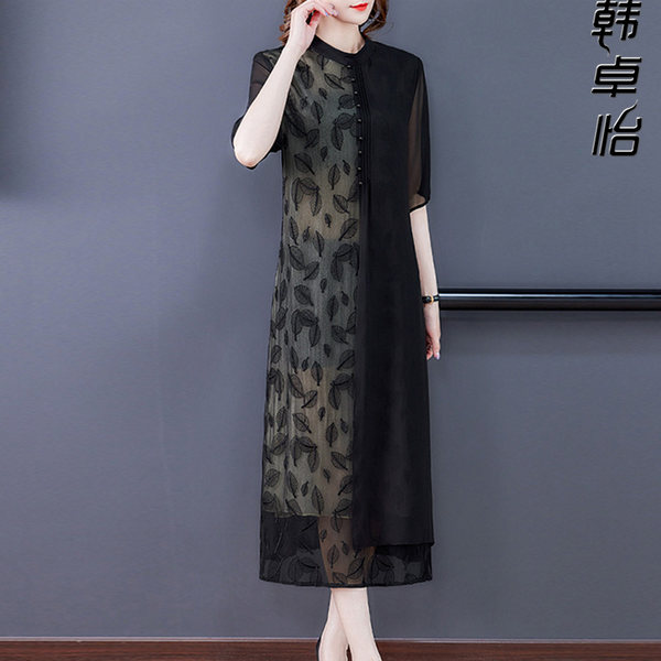 เดรสวัยผู้ใหญ่40-60ปี เดรสคุณแม่ ชุดเดรสทำงานวัยผู้ใหญ่ แบรนด์ MAMA DRESS