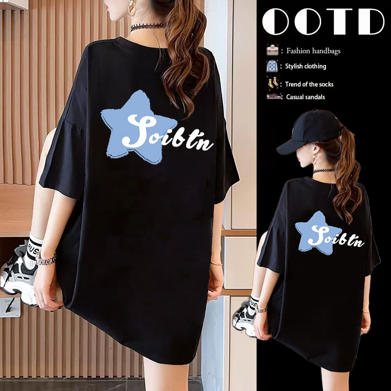 เสื้อยืดคนอ้วนแบบโอเวอร์ไซส์แบบ ulzzang fashion สนใจทักแชท