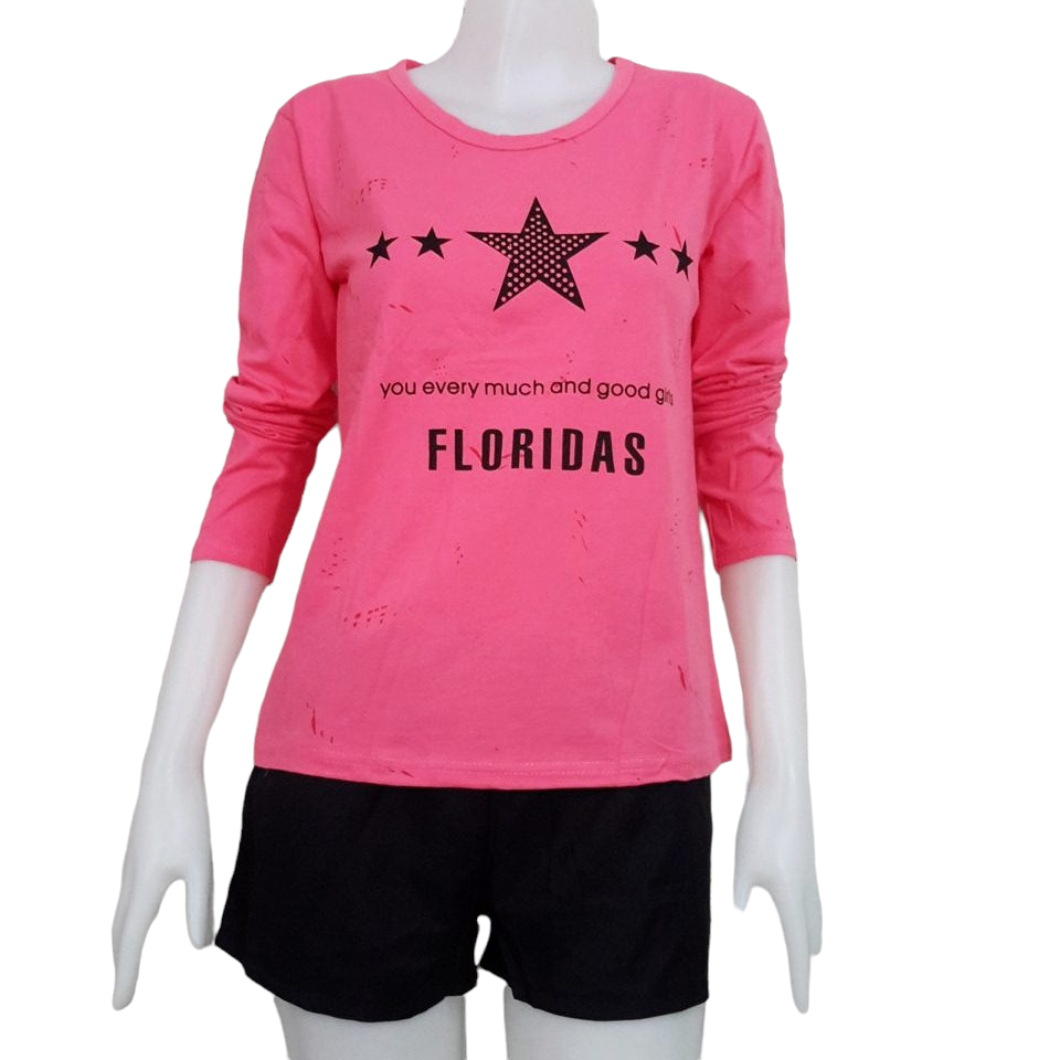 Blouse3668 เสื้อยืดแขนยาวสีพื้นสกรีนลายเก๋ๆ (มีหลายสีหลายลาย) ผ้าคอตตอนเนื้อดีนุ่มใส่สบาย งานดีแมทช์ง่าย แมทช์ได้ทั้งขาสั้นและขายาว