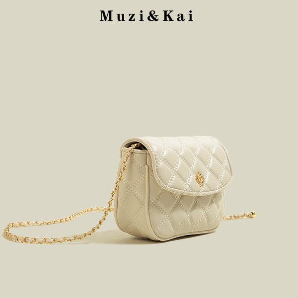 กระเป๋าสะพายข้างผู้หญิง กระเป๋าสะพายสไตล์เกาหลี By Muzi&Kai