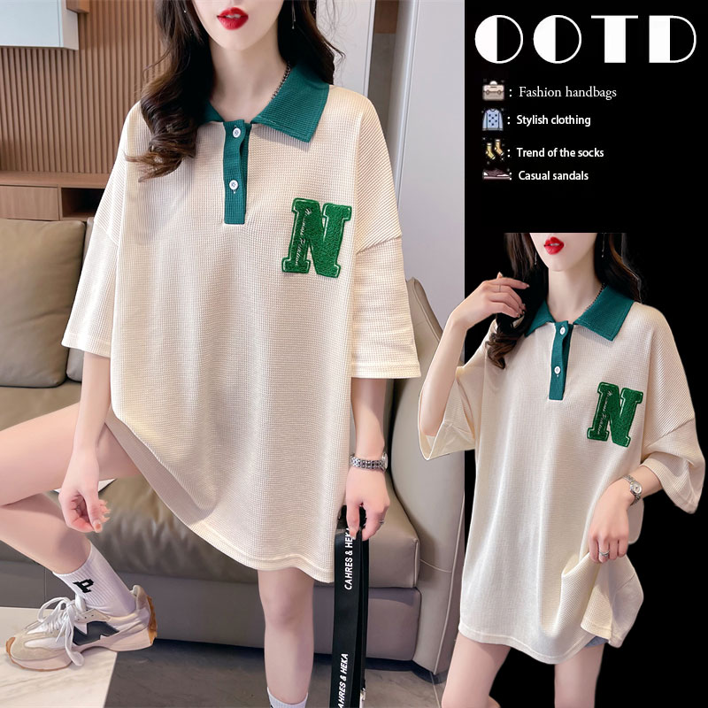 เสื้อยืดคนอ้วนแบบโอเวอร์ไซส์แบบ ulzzang fashion สนใจทักแชท