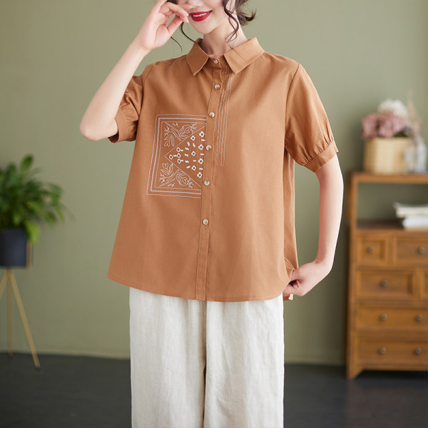 เสื้อลินิน แบบเสื้อสวยๆ เสื้อผ้าฝ้ายลินิน เสื้อเชิ้ตผ้าลินิน BY LININ