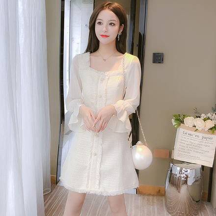 มินิเดรสสไตล์เกาหลี เดรสแบบสวยๆ By Meiyi women's clothing