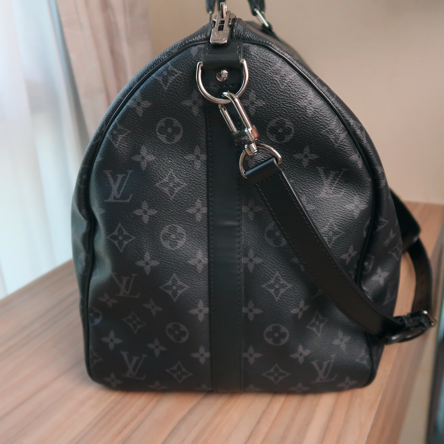 Louis Vuitton Monogram Eclipse Keepall 55 (2019)