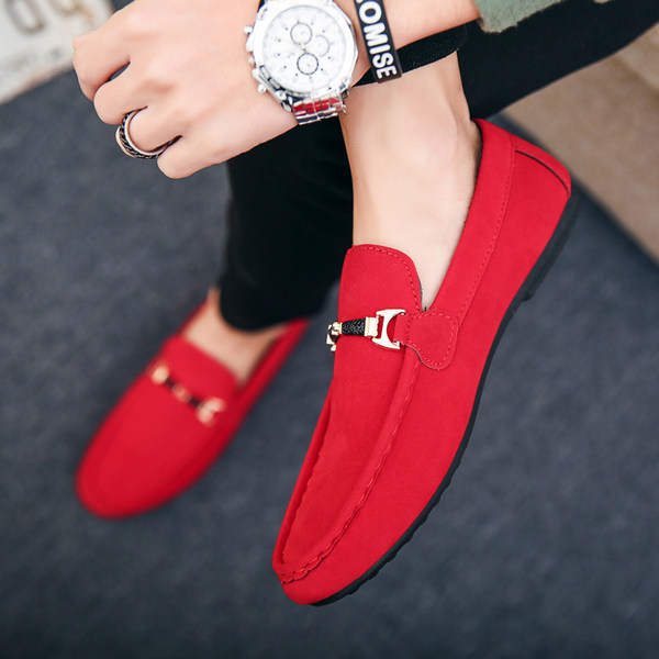 รองเท้าโลฟเฟอร์ชาย รองเท้าผู้ชาย รองเท้าแฟชั่นชาย รองเท้าหนังผู้ชาย Men Loafer Slip-On Shoes