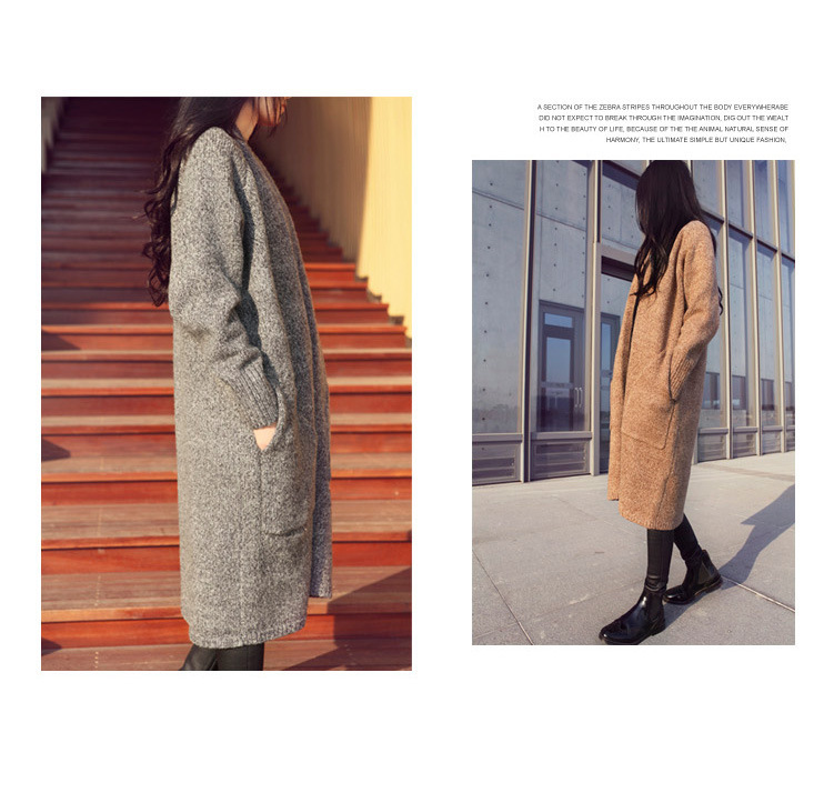 เสื้อคลุมกันหนาว ไหมพรม พร้อมส่ง เรียบหรู