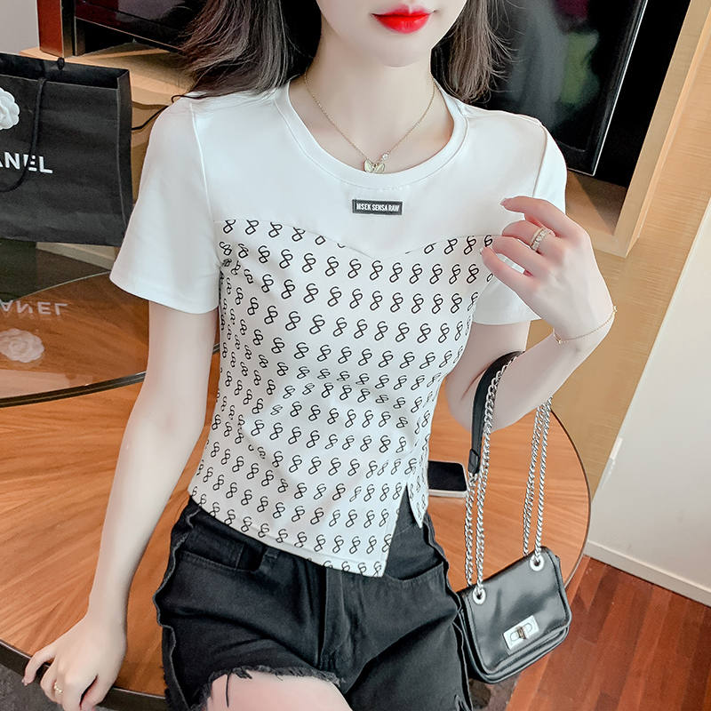 เสื้อยืดวัยรุ่นน่ารักๆ เสื้อวัยรุ่นแขนสั้น เสื้อผ้าวัยรุ่นเกาหลี แบรนด์ Wiyike