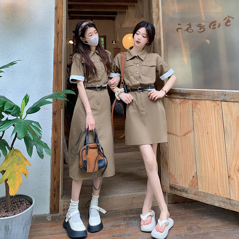 เดรสวัยรุ่น-เดรสคนอ้วนวัยรุ่น L-4XL(อก38-46 นิ้ว)