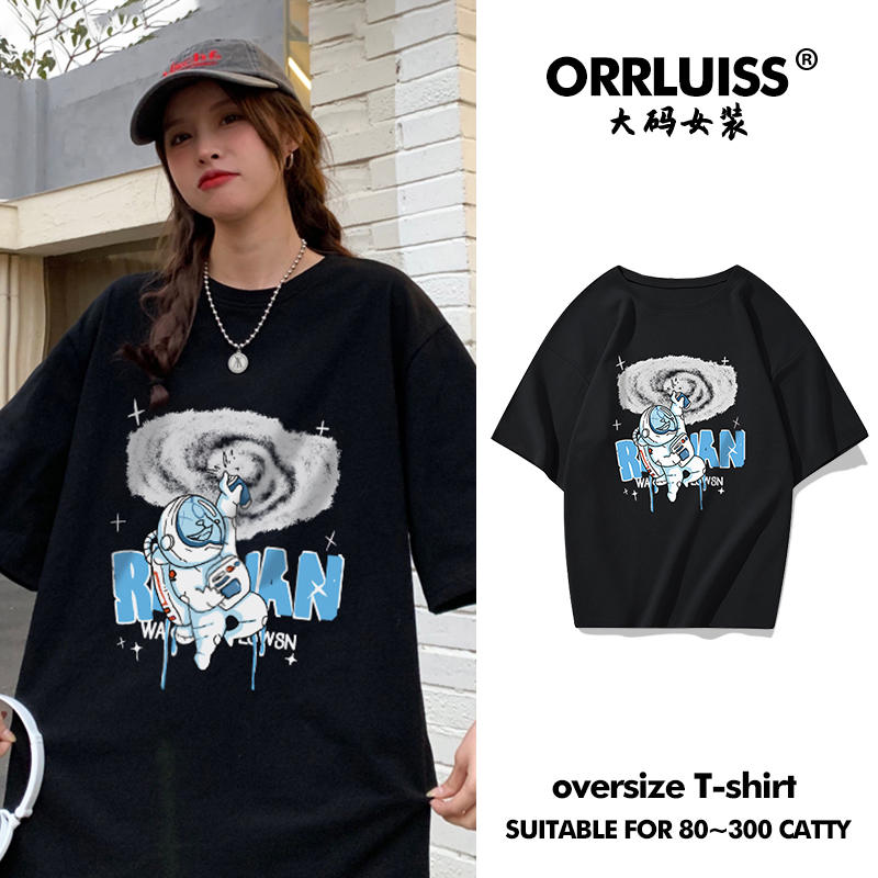 เสื้อโอเวอร์ไซส์เกาหลี เสื้อยืดพลัสไซส์ เสื้อยืดคนอ้วน เสื้อยืดโอเวอร์ไซส์ผู้หญิง