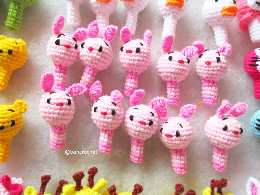 ที่ครอบหัวดินสอ ตุ๊กตาพิกเล็ท (pencil cover) ชมพู 2 นิ้ว