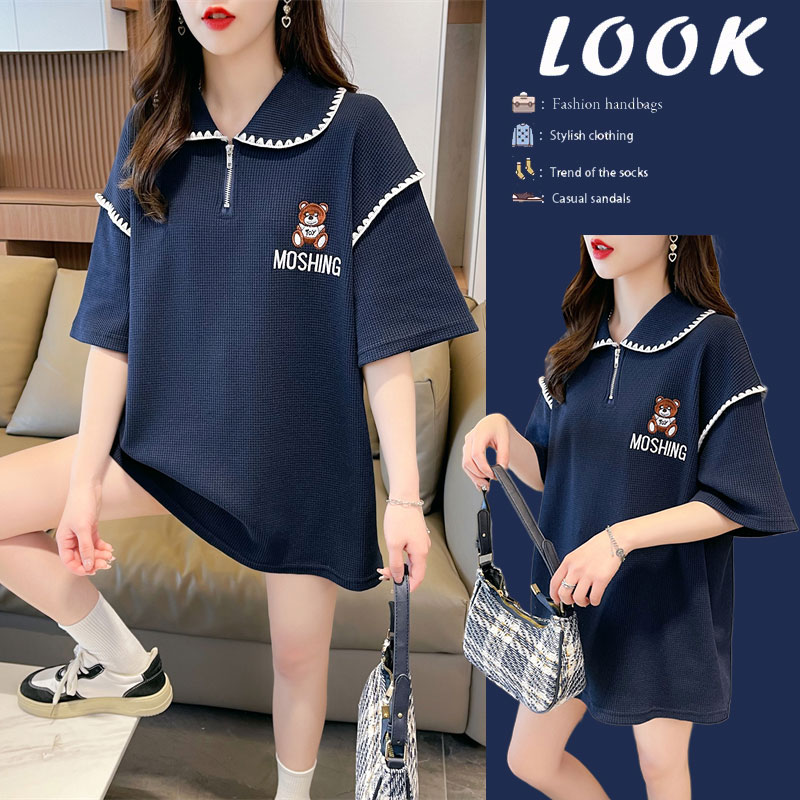 เสื้อยืดคนอ้วนแบบโอเวอร์ไซส์แบบ ulzzang fashion สนใจทักแชท