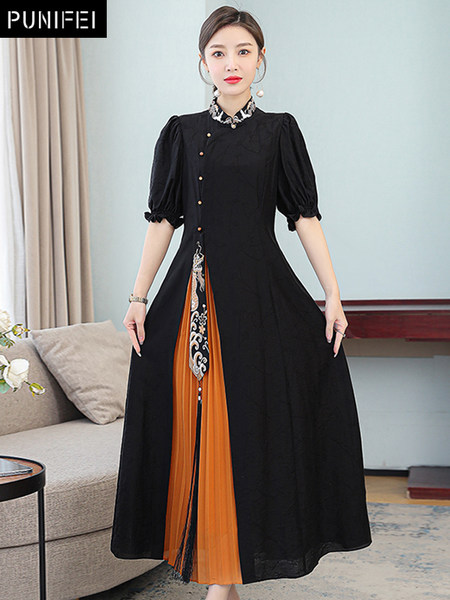 เดรสวัยผู้ใหญ่40-60ปี เดรสคุณแม่ ชุดเดรสทำงานวัยผู้ใหญ่ แบรนด์ MAMA DRESS