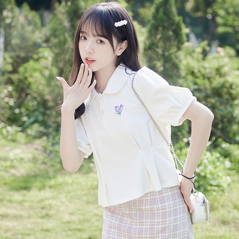 เสื้อผ้าวัยรุ่นเกาหลี เสื้อยืดวัยรุ่นผู้หญิง มีขนาด S M L XL