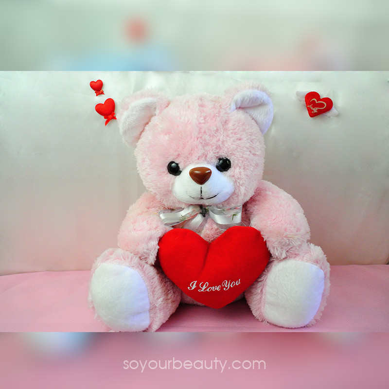 ตุ๊กตาหมี ถือหัวใจ