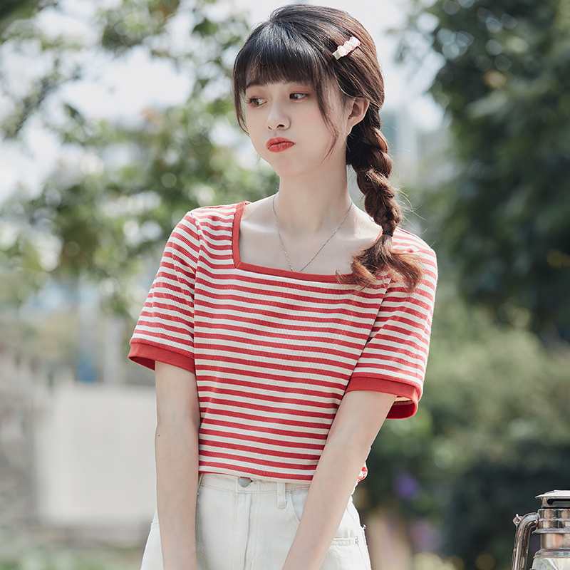 เสื้อผ้าวัยรุ่นเกาหลี เสื้อยืดวัยรุ่นผู้หญิง มีขนาด S M L XL