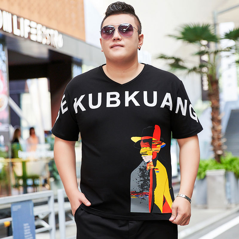 เสื้อยืดผู้ชายอ้วน S-5XL(อกเสื้อ39-51นิ้ว)