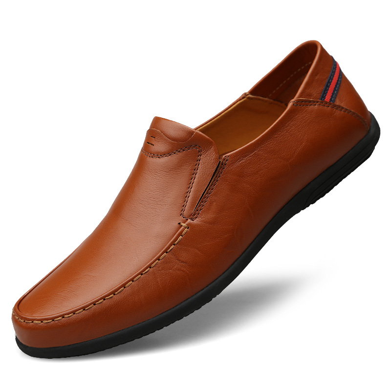 รองเท้าหนังผู้ชาย มีไซส์39-44 รองเท้าโลฟเฟอร์ชาย Slip-On Shoes