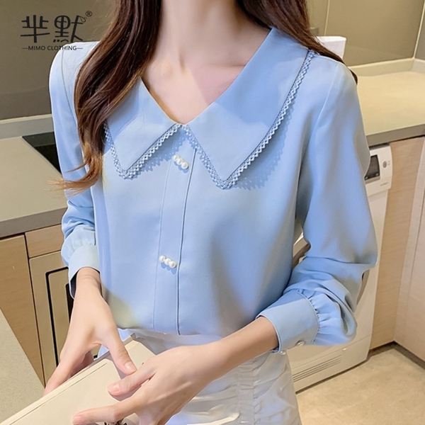 เสื้อเชิ้ตแฟชั่น เสื้อเชิ้ตชีฟอง เสื้อเชิ้ตลูกไม้ เสื้อเชิ้ตลายสวยๆ By Alier Chiffon blouse