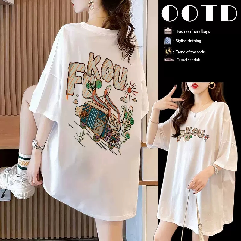 เสื้อยืดคนอ้วนแบบโอเวอร์ไซส์แบบ ulzzang fashion สนใจทักแชท