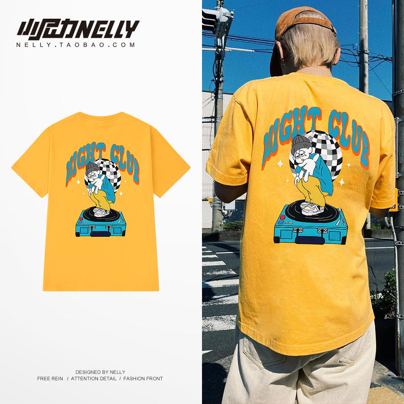 เสื้อยืดคอกลม ผู้ชาย เสื้อยืดผู้ชายเกาหลี เสื้อยืดเกาหลี แบรนด์ NELLY
