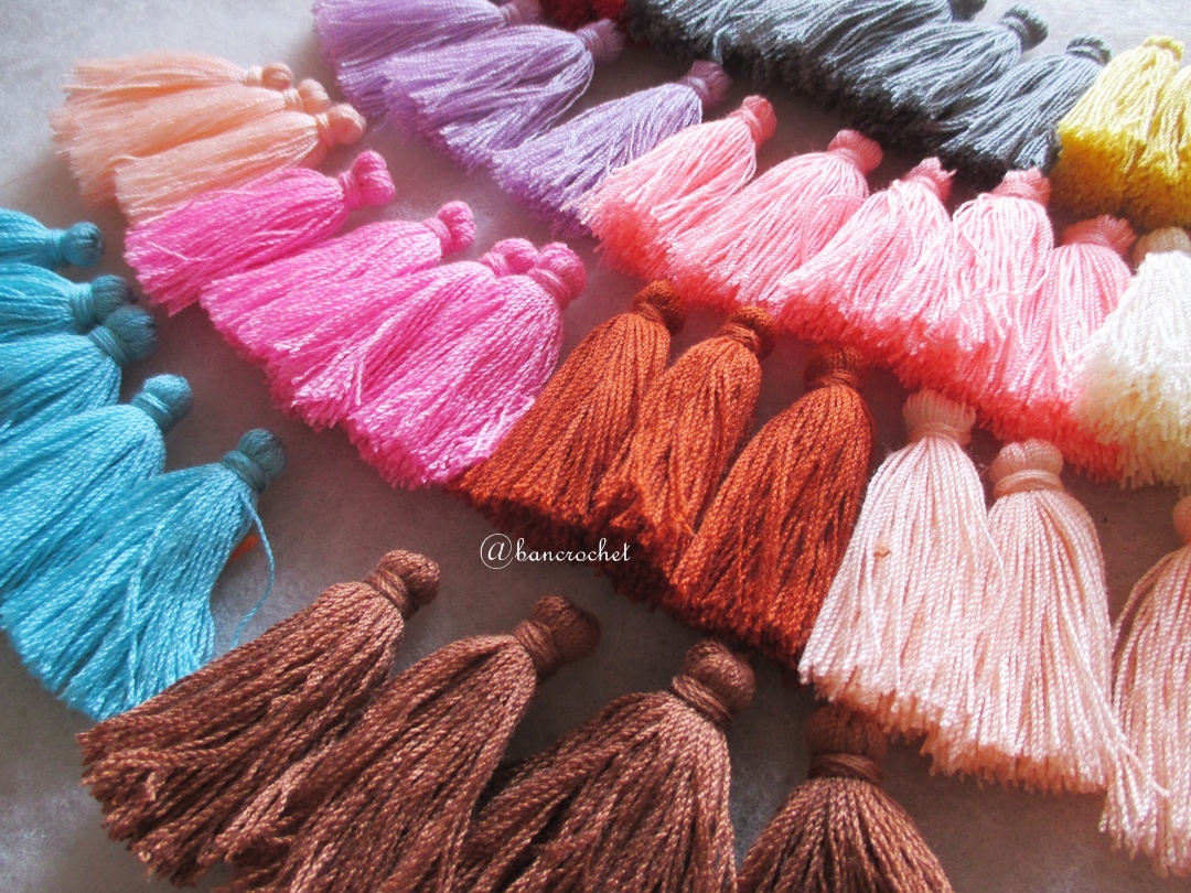 ราคาส่ง พู่โครเชต์ ด้ายถัก venus เบอร์ 16 tassel crochet acrylic yarn no.16
