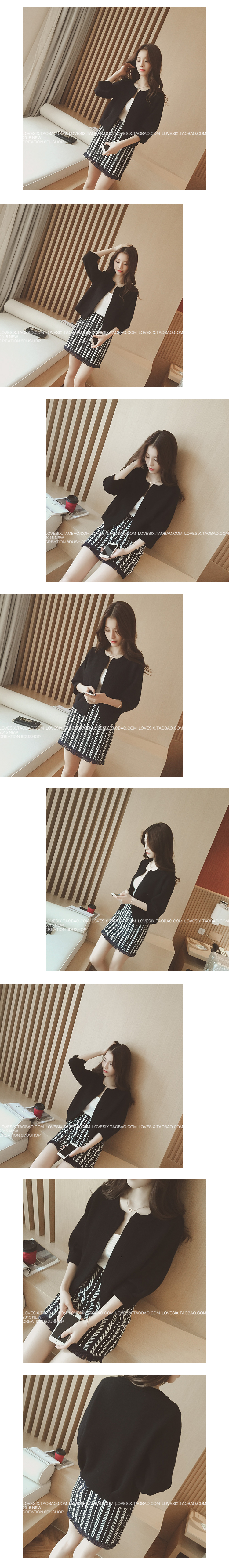 Cardigans คาร์ดิแกน ทรงสวย ใส่กับชุดทำงานก็ดูดี ใส่เล่นๆ ก็น่ารัก พร้อมส่งเลยจ้า Black