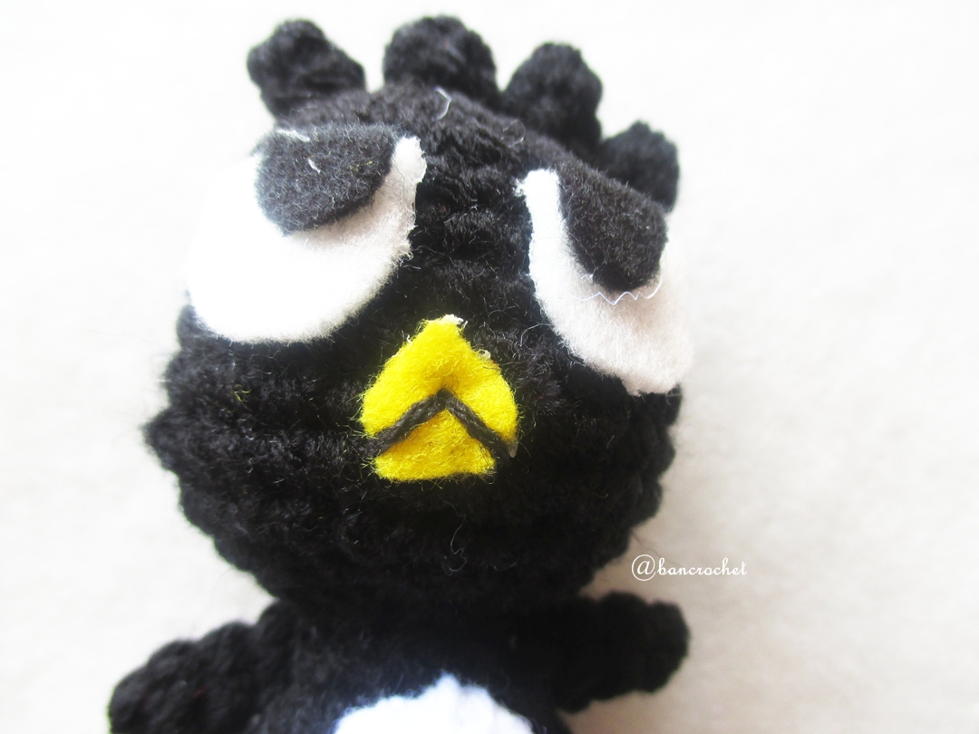 พวงกุญแจแบดแบดมารุถัก badbadz maru amigurumi crochet