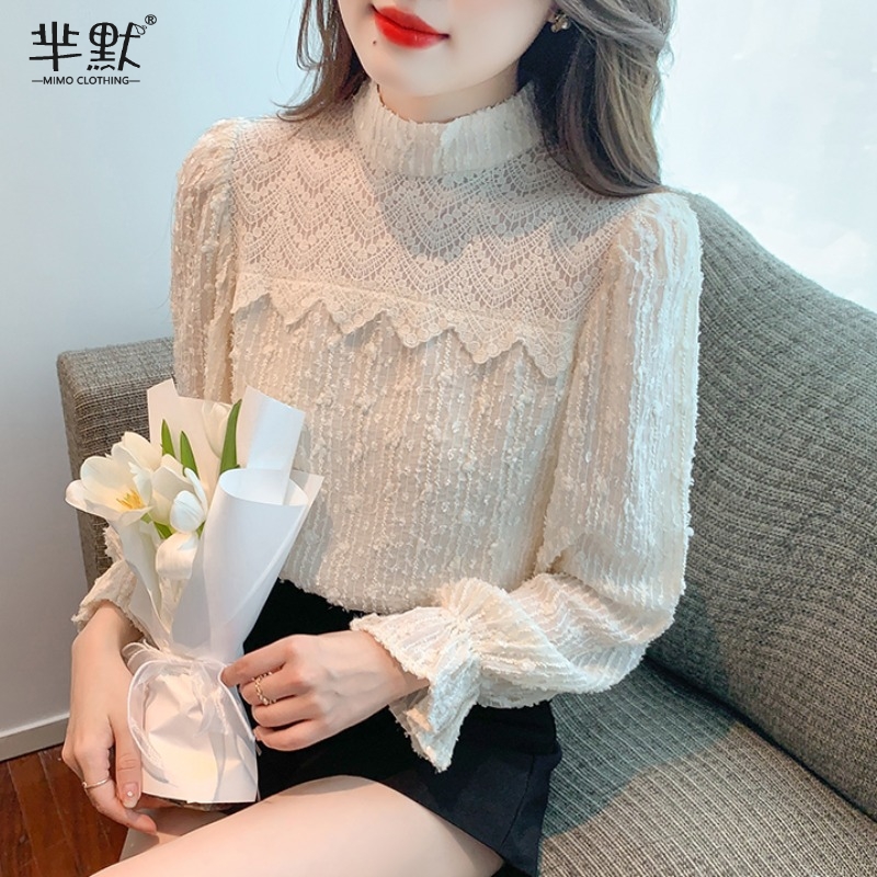 เสื้อลูกไม้ เสื้อเชิ้ตแขนยาว
