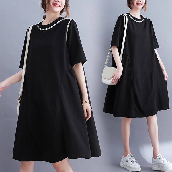 เสื้อลินินคนอ้วน เสื้อทีเชิ้ตคนอ้วนผู้หญิง เสื้อทีเชิ้ตตัวใหญ่ By Literary Plus size