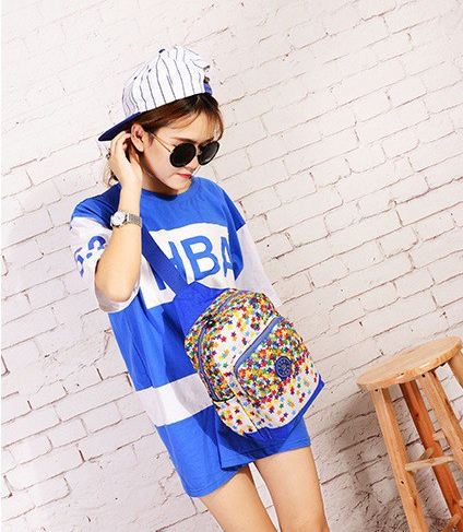 กระเป๋าเป้ กระเป๋าสะพาย กระเป๋าคาดอก ผ้าไนลอน กันน้ำ ใบใหญ่ สีสันสดใส กระเป๋าใส่ของ กระจุกกระจิก เที่ยวทะเล เที่ยวต่างประเทศ 750458